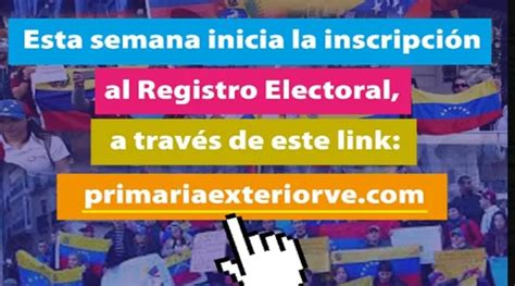 primaria exteriorve.com|Voto en el exterior: Este es el paso a paso para inscribirse en